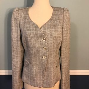 Vintage Armani Collezioni Linen Woven Blazer-sz 6